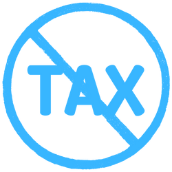 No Sales Tax In Most States.