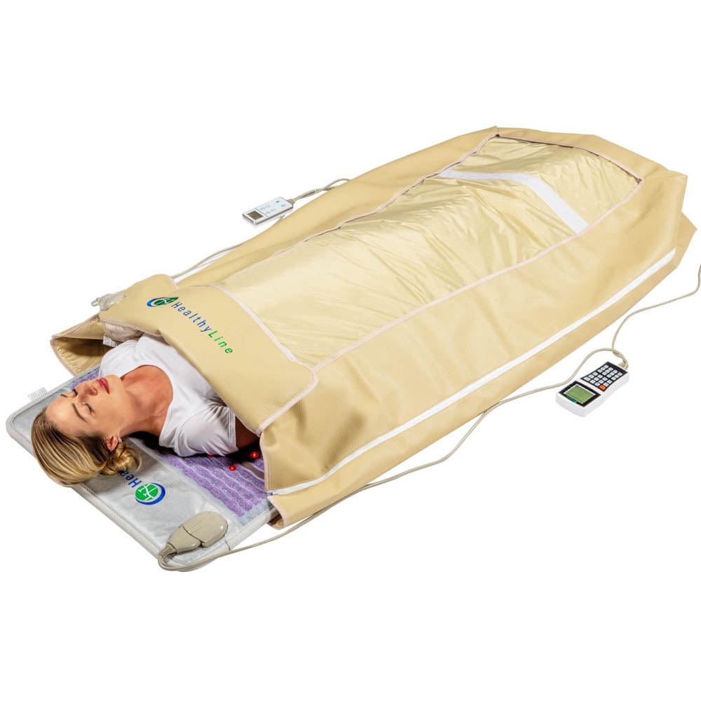Healthy Line Massage Stone Warmers 360 Wrap Set™ Platinum & SOFT Full Pro PLUS 7428 - Photon Advanced PEMF InfraMat Pro®