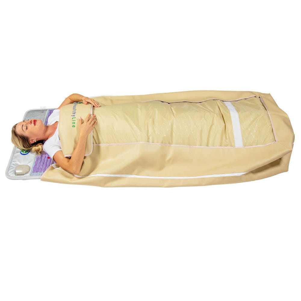 Healthy Line Massage Stone Warmers 360 Wrap Set™ Platinum & SOFT Full Pro PLUS 7428 - Photon Advanced PEMF InfraMat Pro®