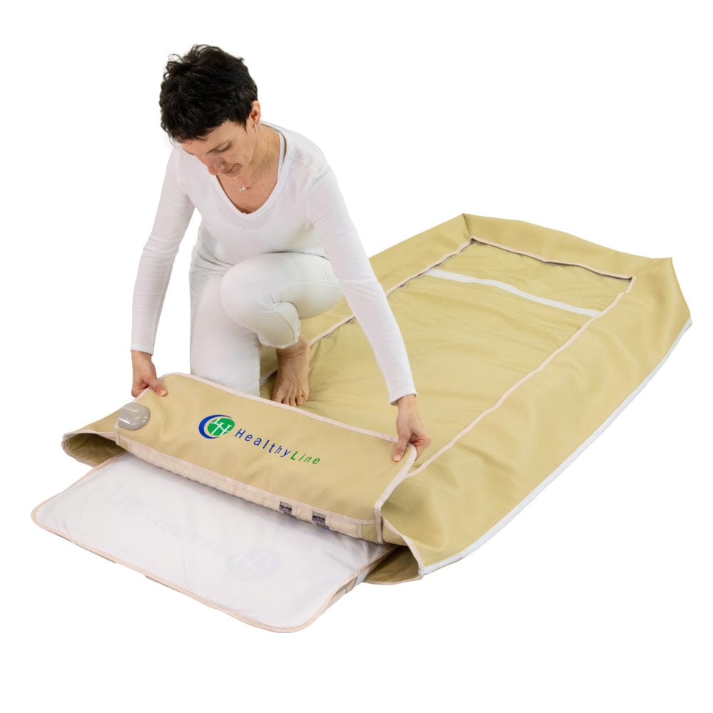 Healthy Line Massage Stone Warmers 360 Wrap Set™ Platinum & SOFT Full Pro PLUS 7428 - Photon Advanced PEMF InfraMat Pro®