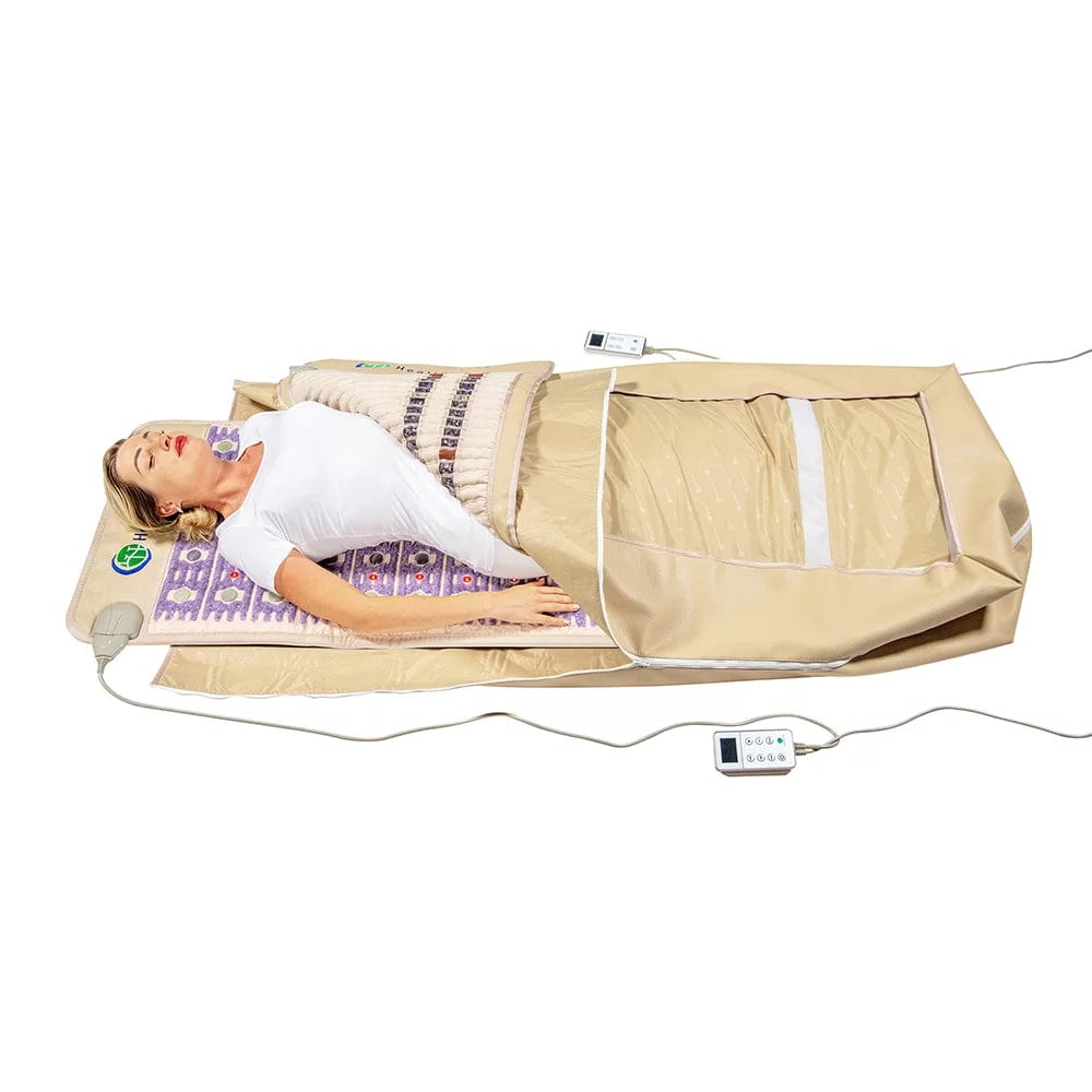 Healthy Line Massage Stone Warmers 360 Wrap Set™ TAJ & SOFT Full 7224 - Photon PEMF InfraMat Pro®