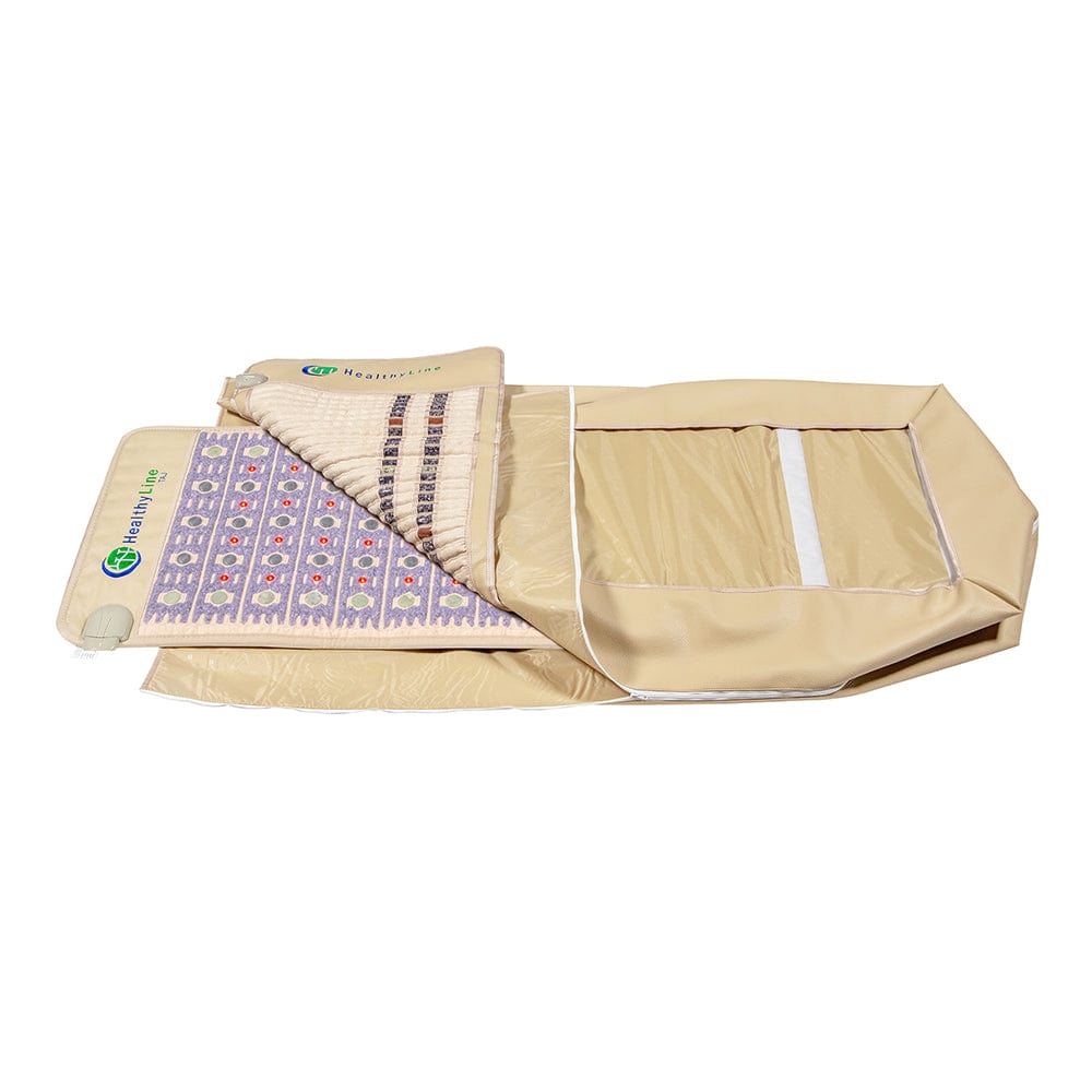 Healthy Line Massage Stone Warmers 360 Wrap Set™ TAJ & SOFT Full 7224 - Photon PEMF InfraMat Pro®