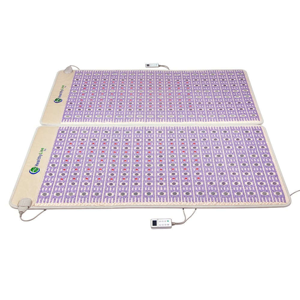 Healthy Line Massage Stone Warmers TAJ-Mat™ King 8076 Firm - Photon PEMF Split Inframat Pro®