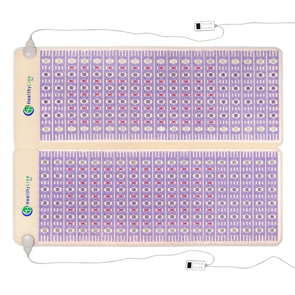 Healthy Line Massage Stone Warmers TAJ-Mat™ Queen 8060 Firm - Photon PEMF Split Inframat Pro®