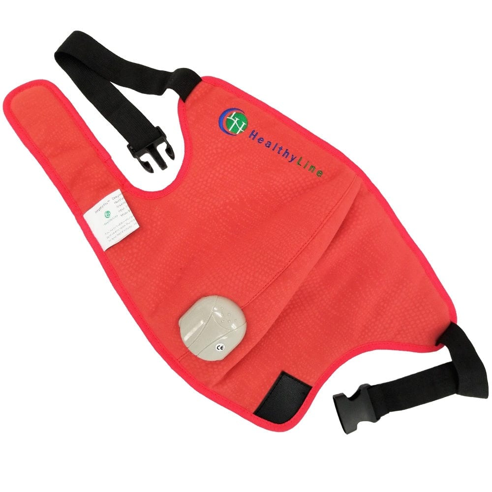 Healthy Line Massage Stone Warmers Amethyst One-Shoulder Pad Soft InfraMat Pro®