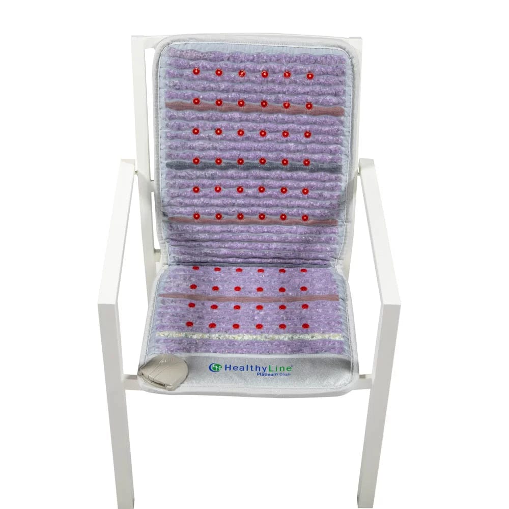 Healthy Line Massage Stone Warmers Platinum-Mat™ InfraMat Pro® Chair 4018 Firm - Photon Advanced PEMF