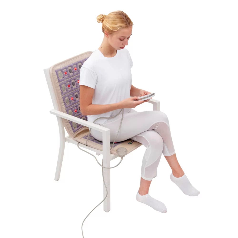 Healthy Line Massage Stone Warmers TAJ-Mat™ Chair 4018 Firm - Photon PEMF InfraMat Pro®