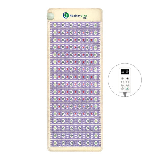 Healthy Line Massage Stone Warmers TAJ Mat Full Pro Plus 7428 with Photon LED and PEMF