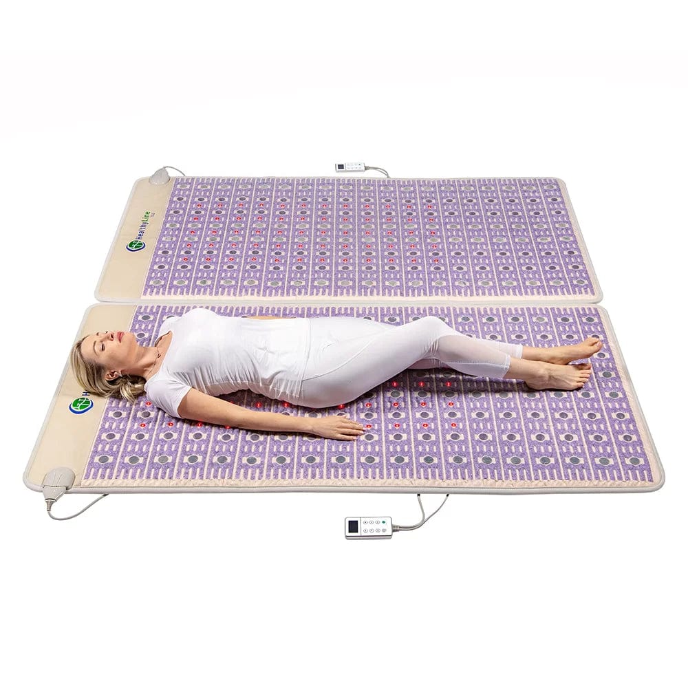 Healthy Line Massage Stone Warmers TAJ-Mat™ King 8076 Firm - Photon PEMF Split Inframat Pro®