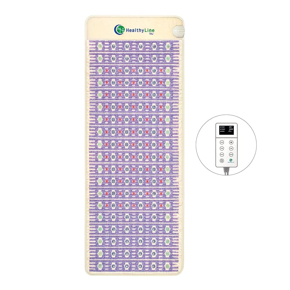 Healthy Line Massage Stone Warmers TAJ-Mat™ Large 8030 Firm - Photon PEMF (Left) Inframat Pro®