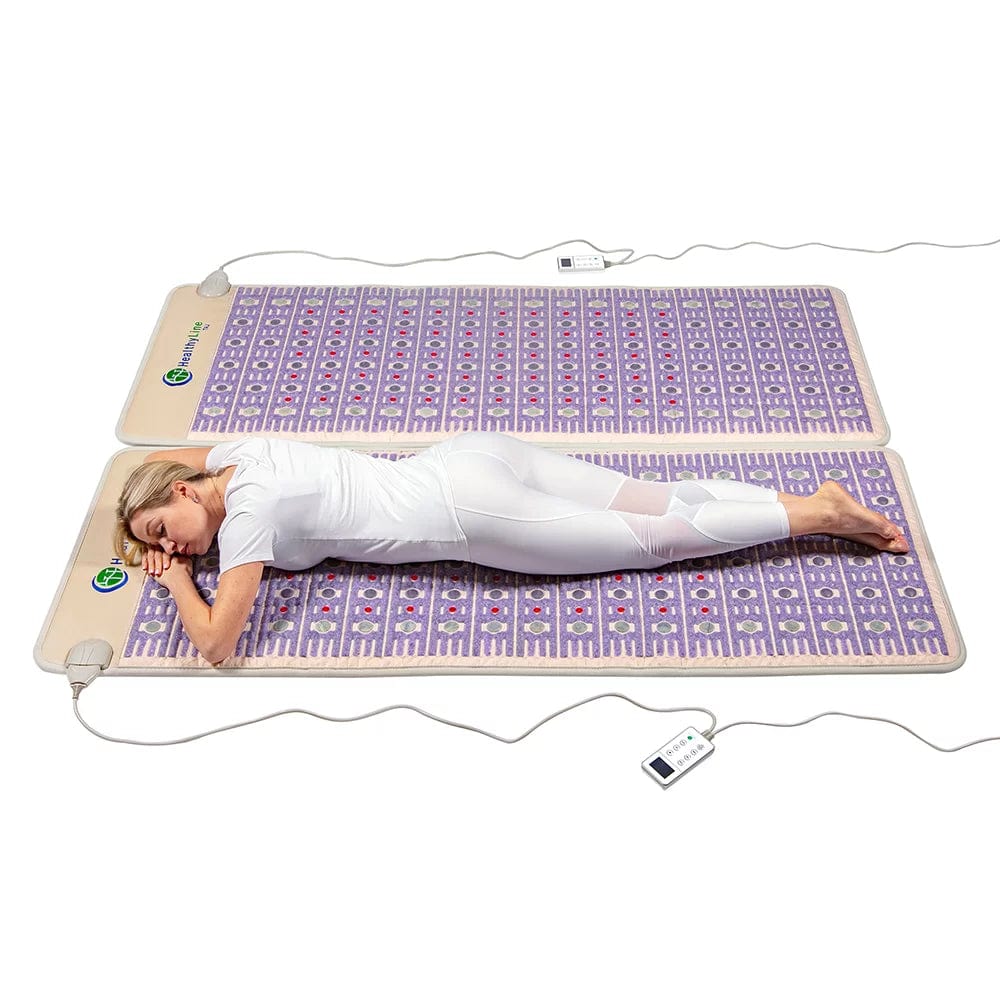 Healthy Line Massage Stone Warmers TAJ-Mat™ Queen 8060 Firm - Photon PEMF Split Inframat Pro®